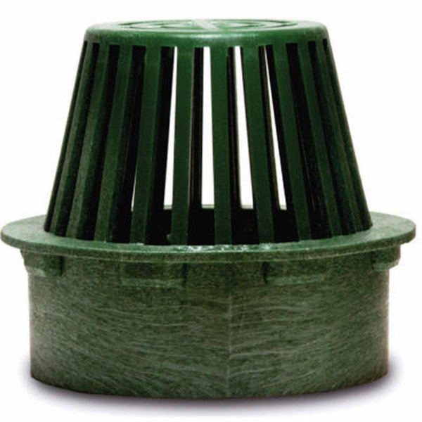 Homestead 70 3 in. Green Flat Top Structural Foam Polyolefin Atrium Grate HO136145